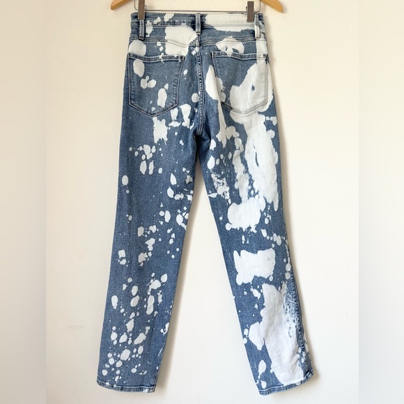 FRAME Le Sylvie Slender Straight-Leg High Waisted Denim Jeans 26 - Picture 5 of 9